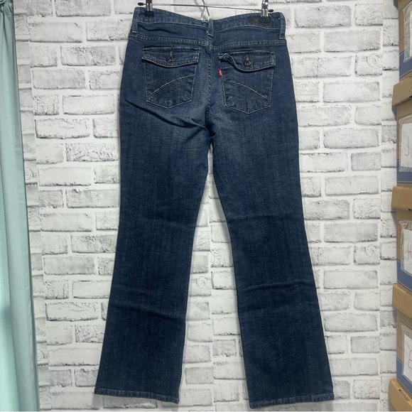 Levi’s 545 Low Bootcut  Button Flap Pockets Jeans 8 - Picture 2 of 8